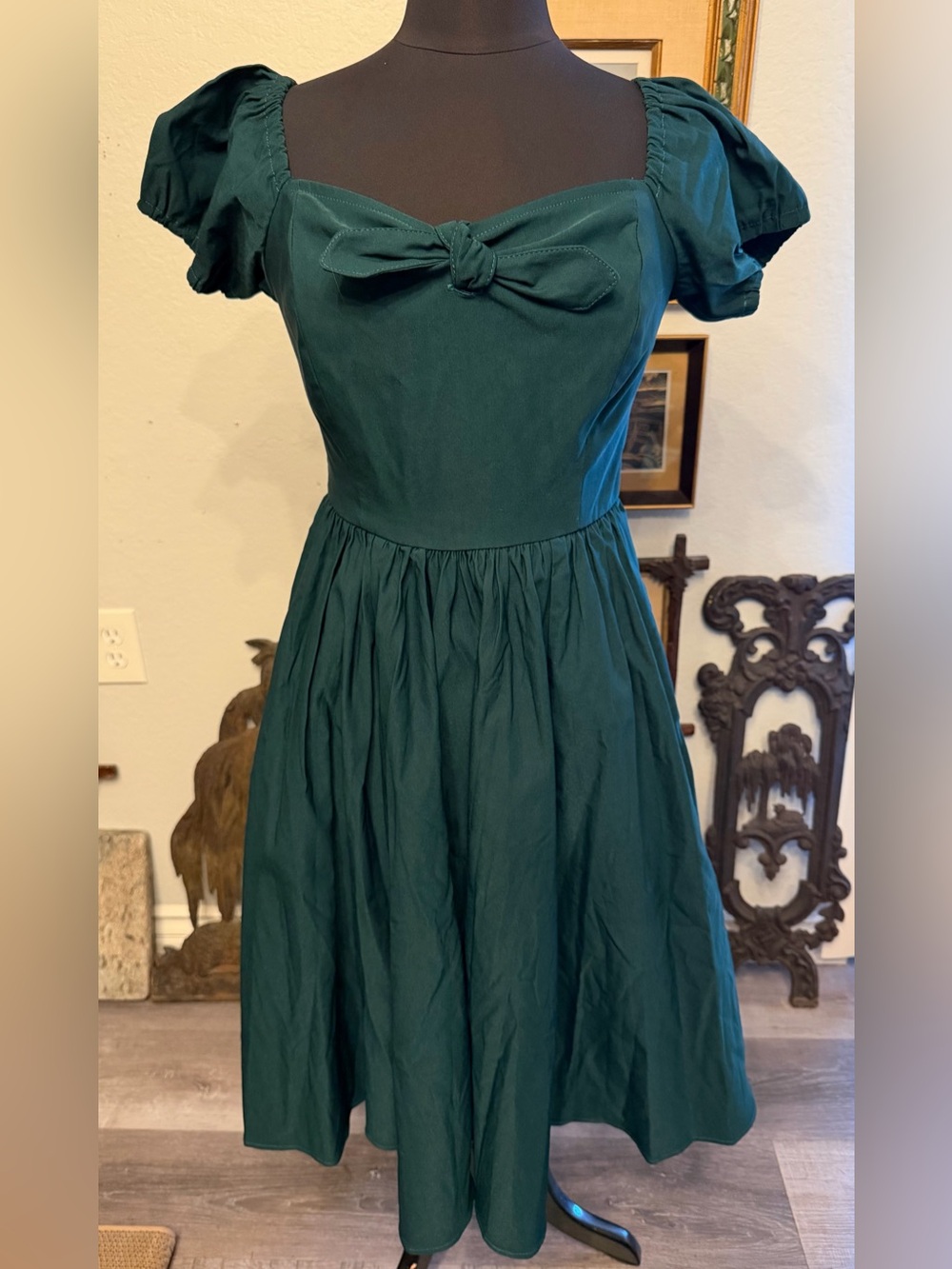 Vixen by Micheline Pitt Powder Puff Swing in Spruce Size Large NWT